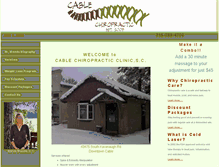 Tablet Screenshot of cablechiro.com